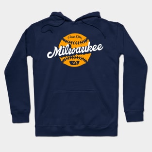 Milwaukee WI Baseball Hoodie